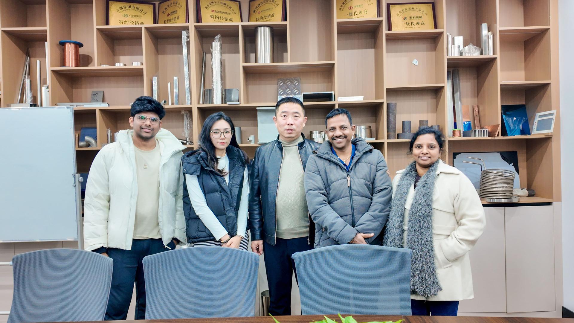 Client visit from India