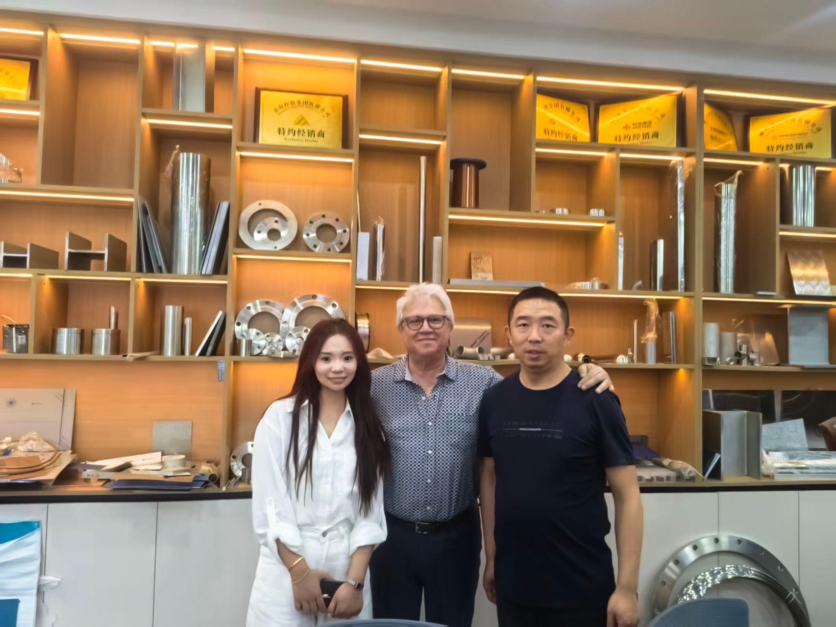 Client visit from the United States